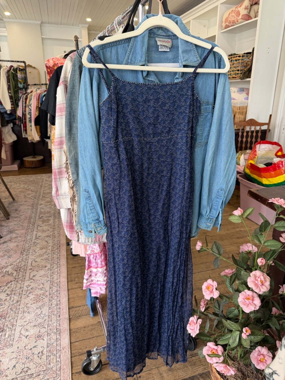 Dress With Rip As Is With Flaws